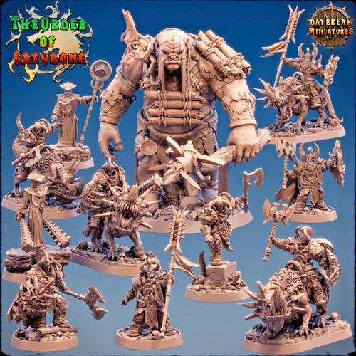 Untote ritter 28mm - untote, resin