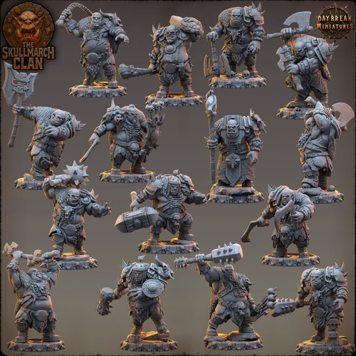Fantasy untote orks - untote, 28mm