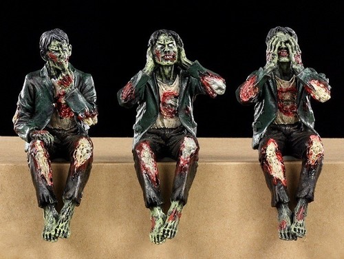 Zombie kantenhocker 3er set - zombie,