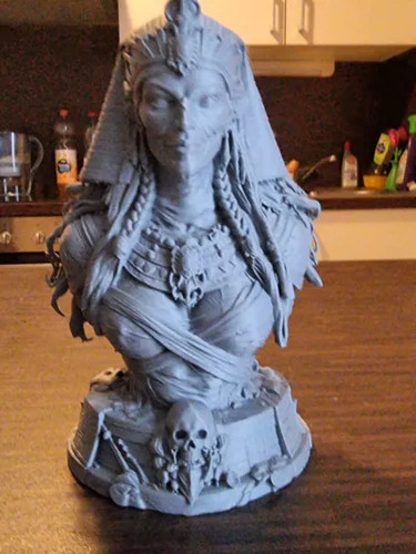 Büste untote kleopatra figur - büste,